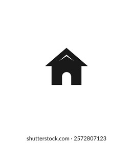 Home Icon, Web Homepage Symbol, House Pictogram, Simple Home Logo, Homepage Vector Sign Silhouette, Website Home Button, Navigation Icon, Website Icon, Digital Home Symbol, User Interface Design