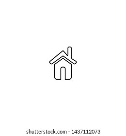 Home icon. Web home page button