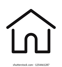Home icon. Web page,ui vector symbol