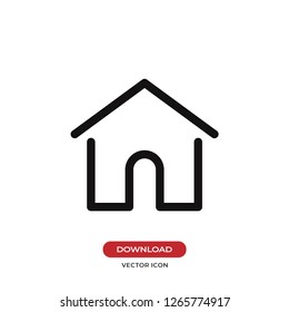 Home icon. Web page,ui vector symbol