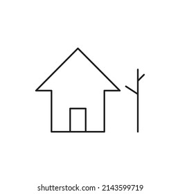 icono de inicio para sitio web, símbolo de presentación