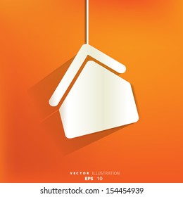home icon,flat design