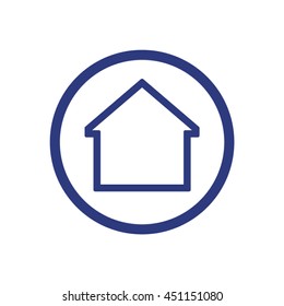 Home  icon.Flat design.