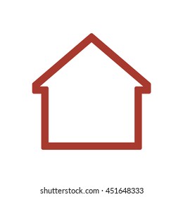 Home  icon.Flat design.