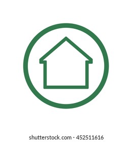 Home  icon.Flat design.