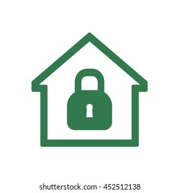 Home  icon.Flat design.