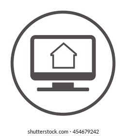 Home  icon.Flat design.