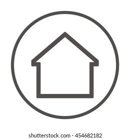 Home  icon.Flat design.
