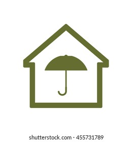Home  icon.Flat design.