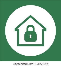 Home  icon.Flat design.