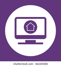 Home  icon.Flat design.