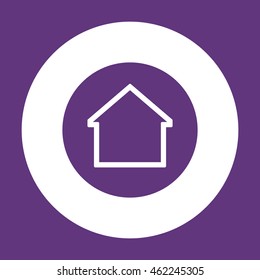 Home  icon.Flat design.