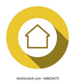 Home  icon.Flat design.