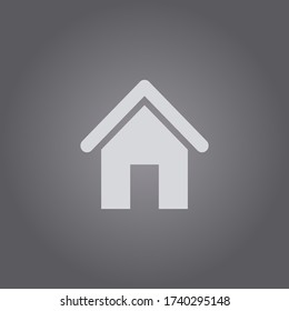 Home icon.Home button vector illustration.