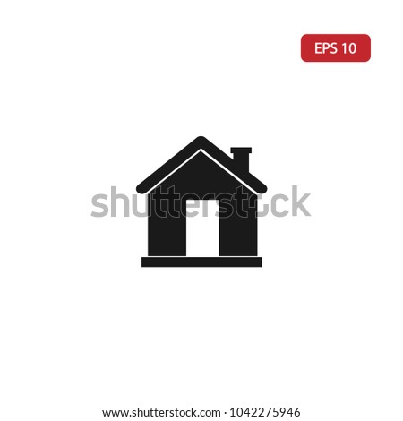 home icon.house sign vector