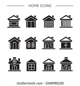 home icons set