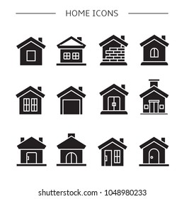 home icons set
