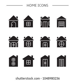 home icons set