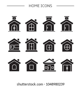 home icons set