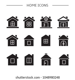 home icons set