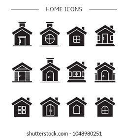 home icons set