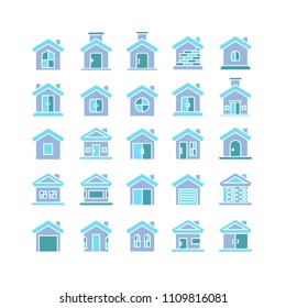 home icons set