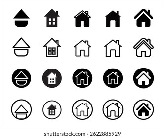 home icons set , address icons set