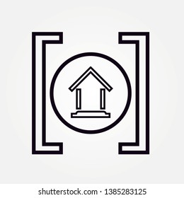 home icons.House icon vector. 
home button icon. Home building symbol.Simple home page icon in the form of the house.