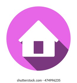 Home  icon,vector. Flat design.