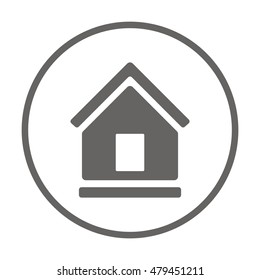 Home  icon,vector. Flat design.