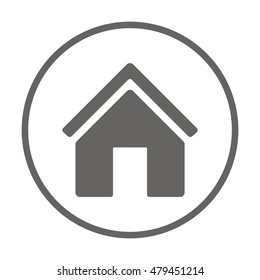 Home  icon,vector. Flat design.