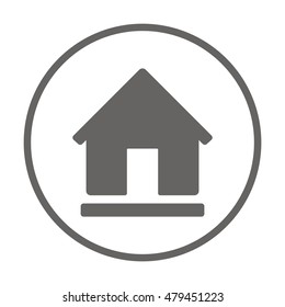 Home  icon,vector. Flat design.