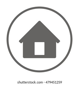 Home  icon,vector. Flat design.