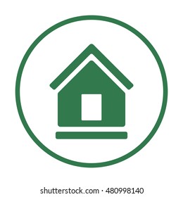 Home  icon,vector. Flat design.