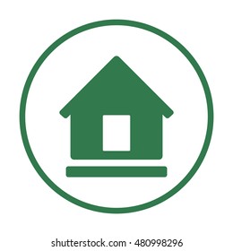Home  icon,vector. Flat design.