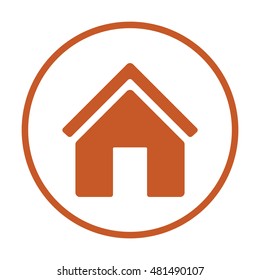 Home  icon,vector. Flat design.