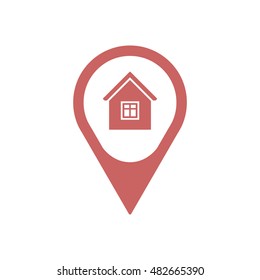  Home  icon,vector. Flat design.