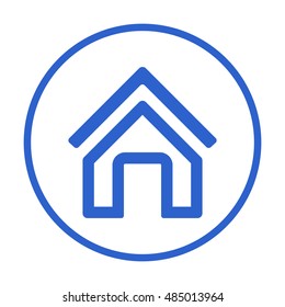 Home  icon,vector. Flat design.