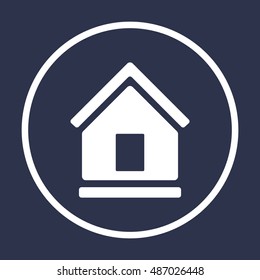 Home  icon,vector. Flat design.