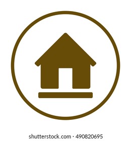 Home  icon,vector. Flat design.