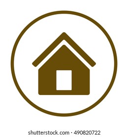 Home  icon,vector. Flat design.