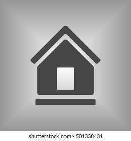 Home  icon,vector. Flat design.