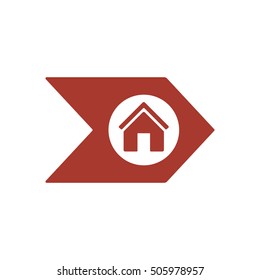 Home  icon,vector. Flat design.