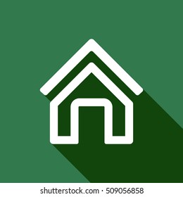 Home  icon,vector. Flat design.