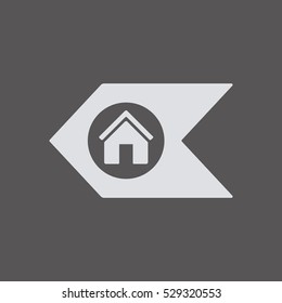 Home  icon,vector. Flat design.