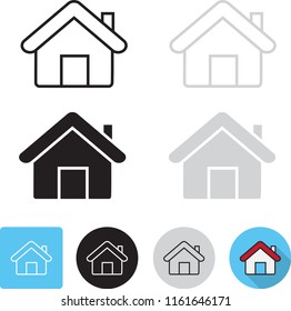 home icon.vector illustration