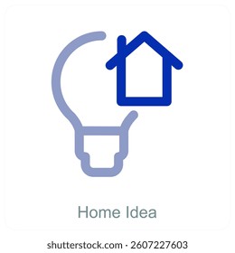Home Idea and innovation icon concept