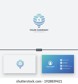 home idea logo design balloon innovation