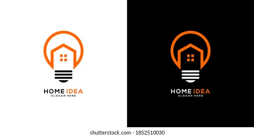 home idea logo vector design