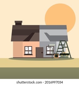 home improvement before and after design